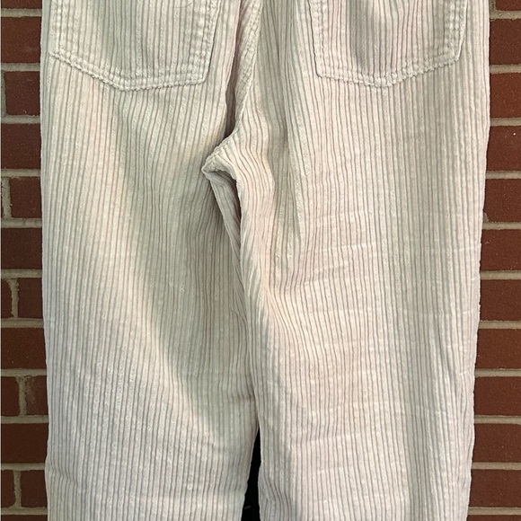 Urban Outfitters BDG High & Wide Leg Baggy Corduroy Pants Tan Cream Size 28 - Picture 2 of 10